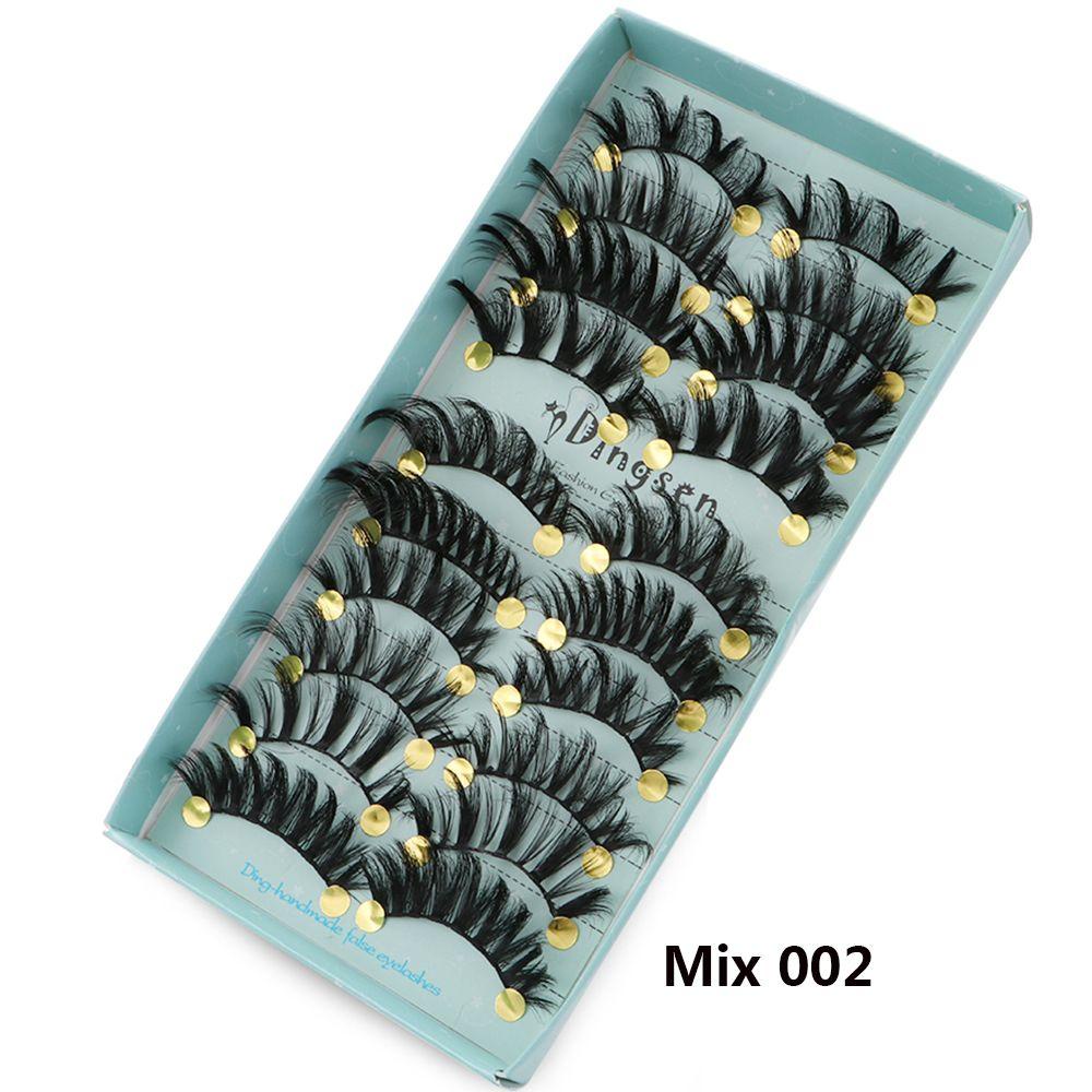 Lông Mi Giả 3D Bằng Lông Chồn Trang Điểm Cho Nữ