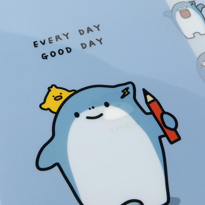 Bìa Đựng Tài Liệu ARTBOX Hàn Quốc Họa Tiết Nhân Vật Boss Đáng Yêu 5 Ngăn Tiện Lợi