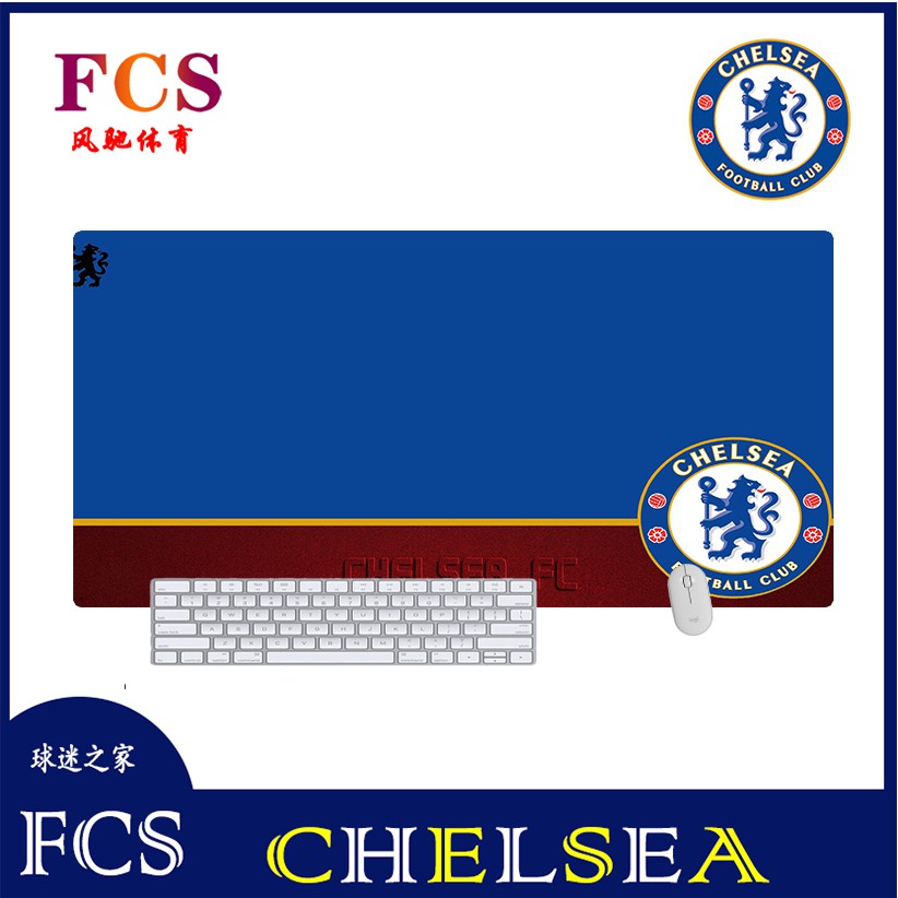 Chelsea Tấm Lót Chuột In Logo Chelsea Fc Chelsea Màu Xanh Quân Đội