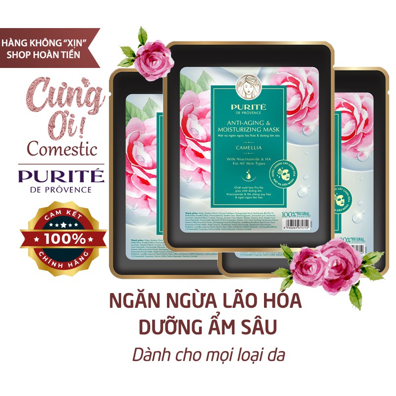 Mặt Nạ Trắng Da Và Ngăn Ngừa Lão Hóa Purite