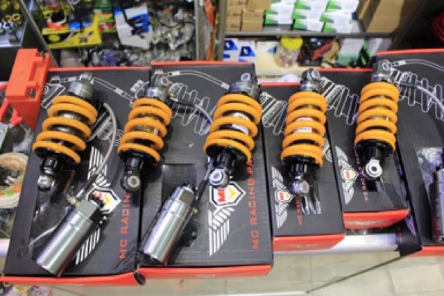 Phuộc bình dầu Mc Racing V2 cho Ex135- Ex150 Ty 14mm