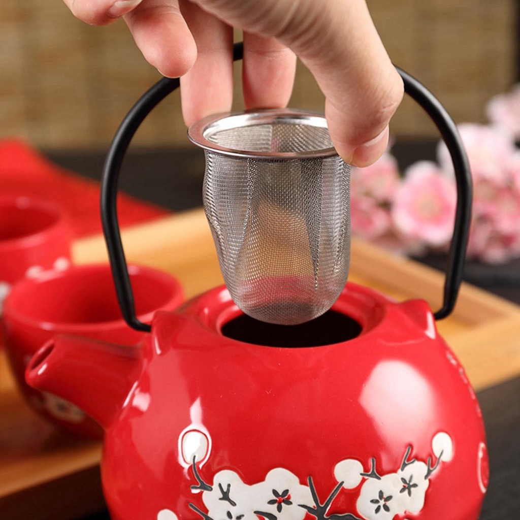 Cốc Lọc Trà Bằng Thép Không Gỉ Tái Sử Dụng Tiện Lợi