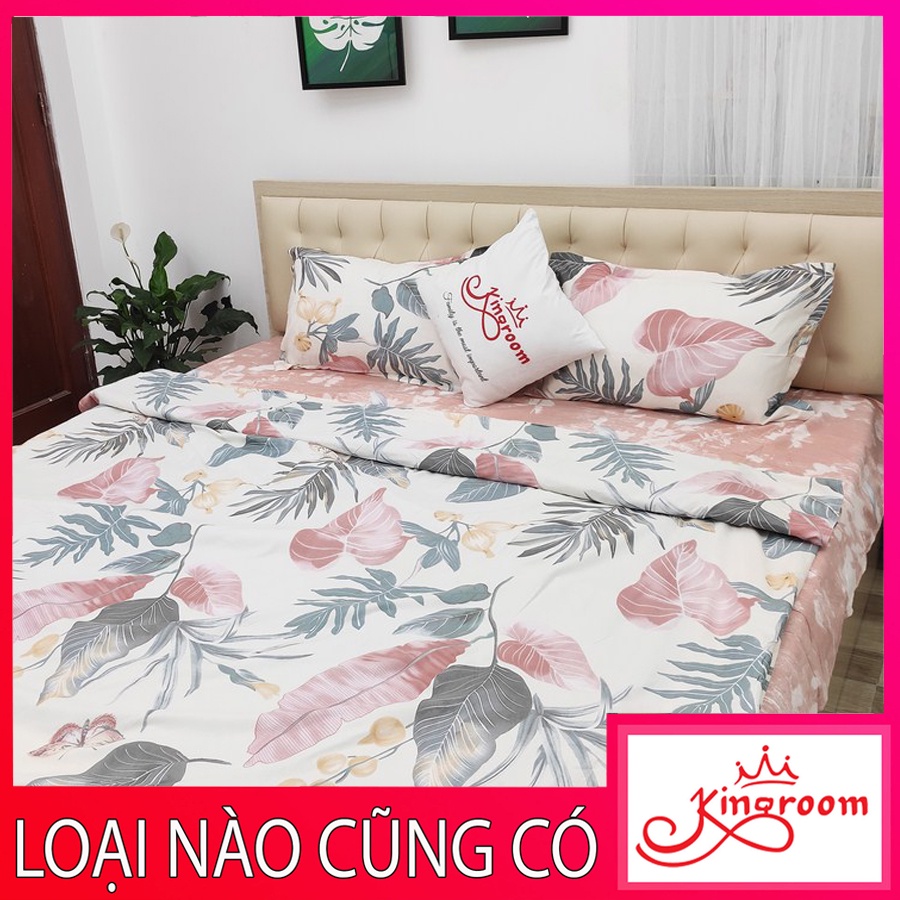 Bộ Chăn ga gối 4 món vải cotton TC 914 Shop Kingroom chuyên ga trải giường