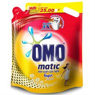 Nước giặt Omo Matic Cửa trên hương Comfort Tinh dầu thơm túi 2,4kg