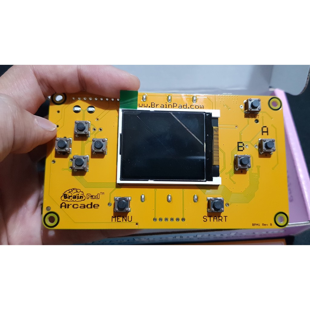 Mạch máy học làm games cho trẻ em - BrainPad Arcade for MakeCode Arcade