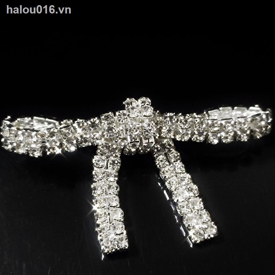 Ghim Cài Áo Hình Nơ Đính Kim Cương Giả Thời Trang Cho Nữ