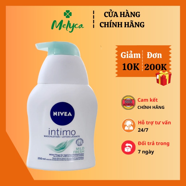 Dung dịch vệ sinh Nivea Intimo , chuẩn Đức 250ml - Shop Melyca