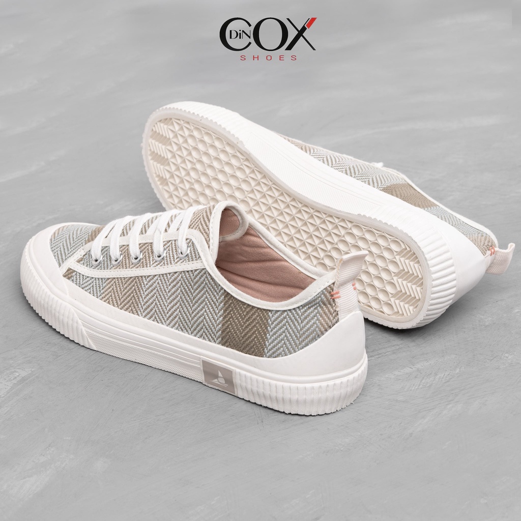 Giày Sneaker Bata Vải Canvas Nữ Dincox C20 Covi Blue Thời Trang Chính Hãng