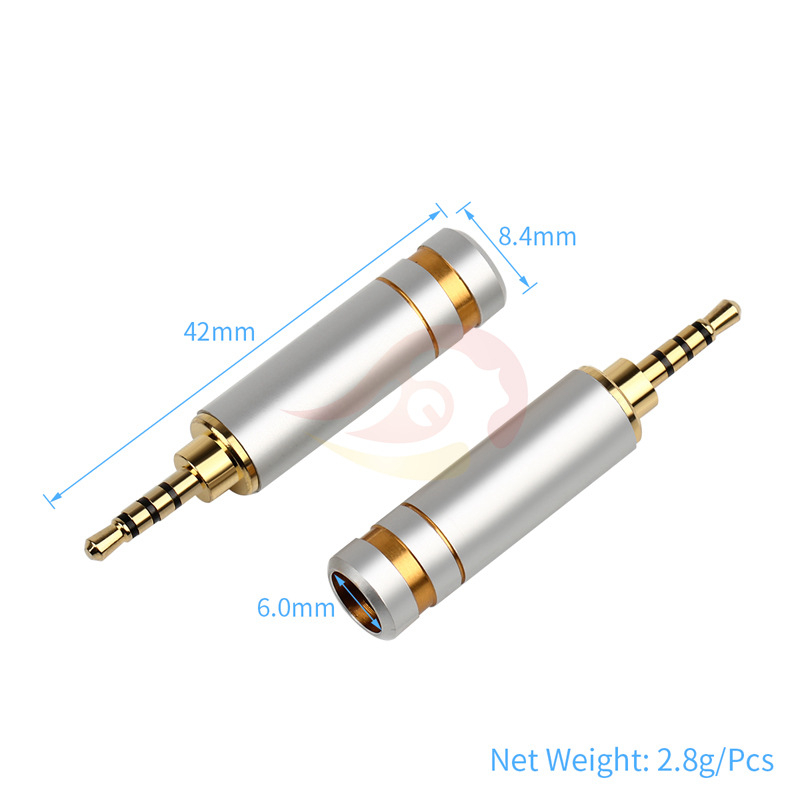 Giắc cắm nối cổng cắm âm thanh kích thước 2.5mm/ 3.5mm/ 4.4mm