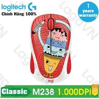 [Freeship toàn quốc từ 50k] Chuột không dây Logitech M238 Wireless Doodle (Đỏ)