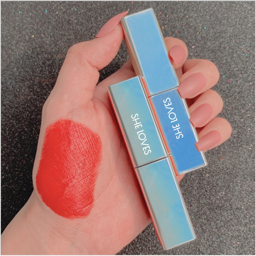 Son nhung lì Sheloves Color Mist Mousse Lipstick 3.8g