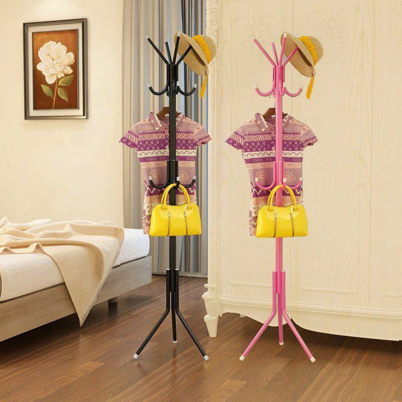 Cây Móc Đồ BẰNG SẮT, Kệ treo đồ túi sách quần áo di động