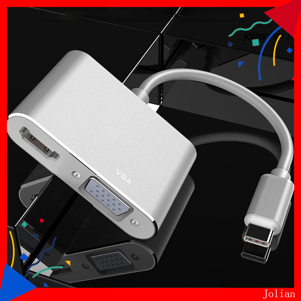 Trạm Chuyển Đổi Video 4k Usb 3.1 Type-C Bằng Hợp Kim Nhôm Cho Máy Tính Bảng | BigBuy360 - bigbuy360.vn