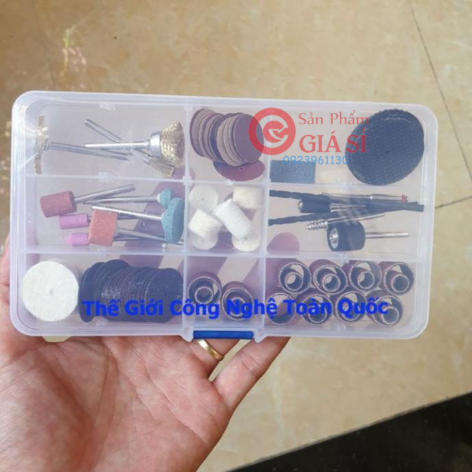 Phụ kiện mài khắc đánh bóng chân 3ly 110 chi tiết hàng hộp cao cấp ❤️freeship❤️