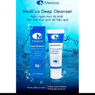 Sữa rửa mặt Medicos Deep Cleanser - giảm nhờn, ngăn ngừa mụn