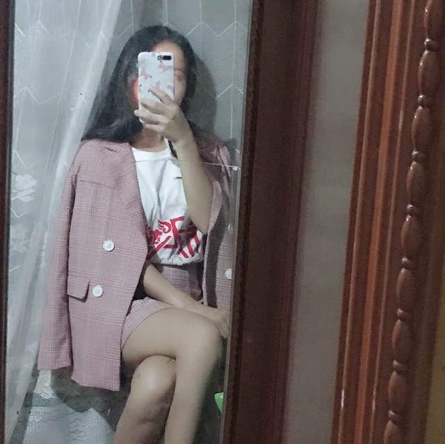[Order] Áo blazer kẻ hồng pastel (kèm ảnh thật) | BigBuy360 - bigbuy360.vn