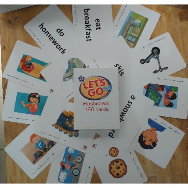 Flashcard Let's go 3