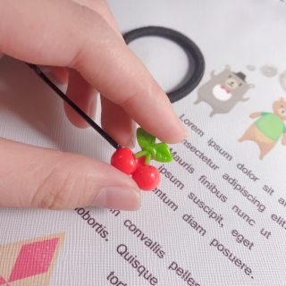 Kẹp tóc & Cột tóc quả cherry 🍒