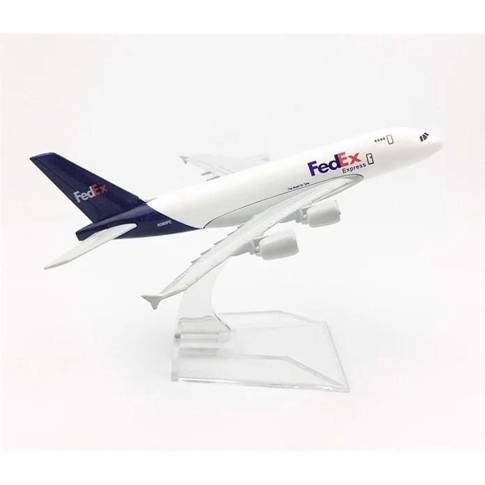 Mô hình máy bay bằng kim loại Airbus A380 16cm MB16
