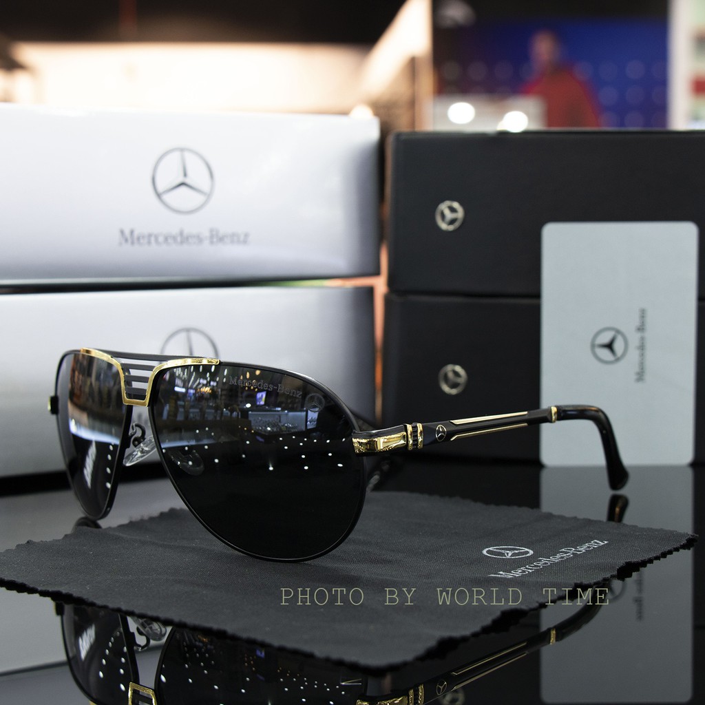 Kính mát nam Benz B86 thời trang cao cấp ,full box, tròng Polazied, chống lóa | BigBuy360 - bigbuy360.vn
