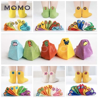 Set 5 đôi tất cotton họa tiết dễ thương cho bé