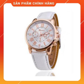 ( Giá Tốt Nhất )  ĐỒNG HỒ NỮ GENEVA DÂY DA THỜI TRANG NHIỀU MÀU AH575 ( Sản Phẩm Chính Hãng )