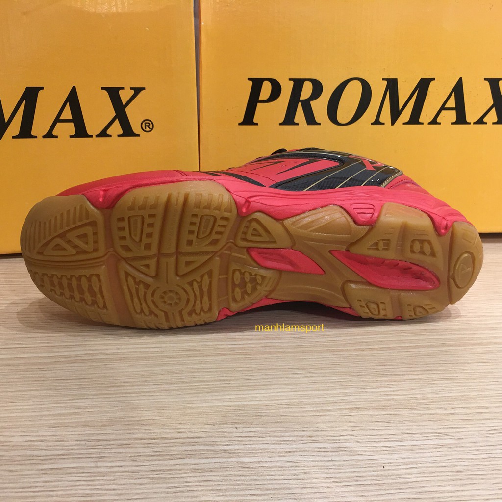 [Chính hãng] Giày cầu lông Promax Pr-19002 Đỏ chính hãng, ôm chân, bám sân bảo hành 2 tháng, đổi mới 15 ngày