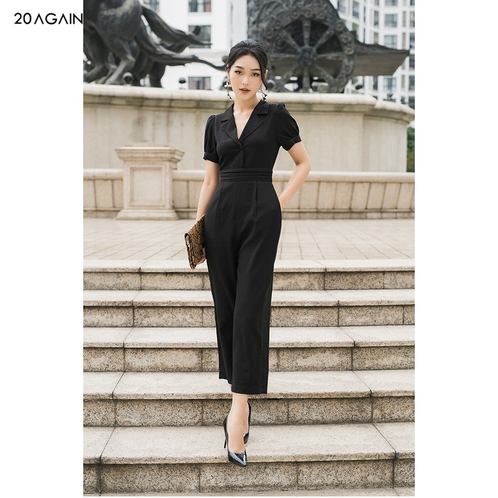 Bộ Jumpsuits công sở 92WEAR đủ màu, đủ size, cổ 2 ve BJA1097