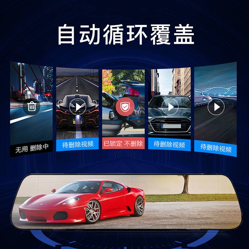 Ghi âm lái xe thành công, HD, bắn đôi, tốc độ chó điện tử, màn hình đỗ xe tầm nhìn ban đêm, đảo ngược, hình ảnh, một máy | BigBuy360 - bigbuy360.vn