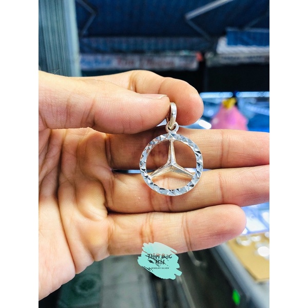 MẶT DÂY CHUYỀN BẠC MERCEDES CHO NAM/NỮ