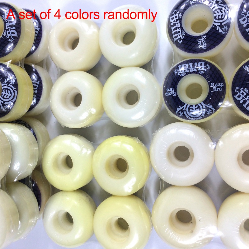 Set 4 bánh xe ván trượt bằng pu 54mm 85a