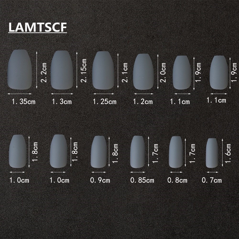 Bộ 24 móng tay giả ANNIES ngắn màu sắc trơn thời trang