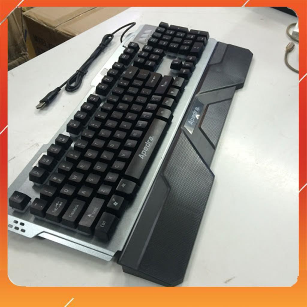 [HÀNG SIÊU CẤP] Bộ phím chuột Gaming Apedra GK49 + A5 - Có kê tay - Led 7 màu - BH 12 tháng  [CHÍNH HÃNG] | BigBuy360 - bigbuy360.vn