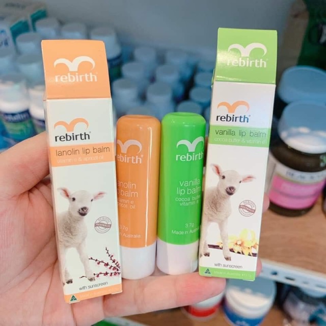 Son dưỡng Rebirth Lanolin Lip Balm