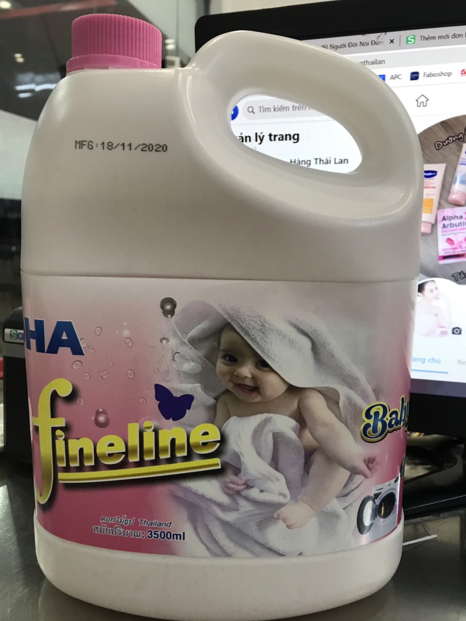 [Rẻ vô địch] NƯỚC GIẶT FINLINE CHO BÉ 6IN1 3500ML