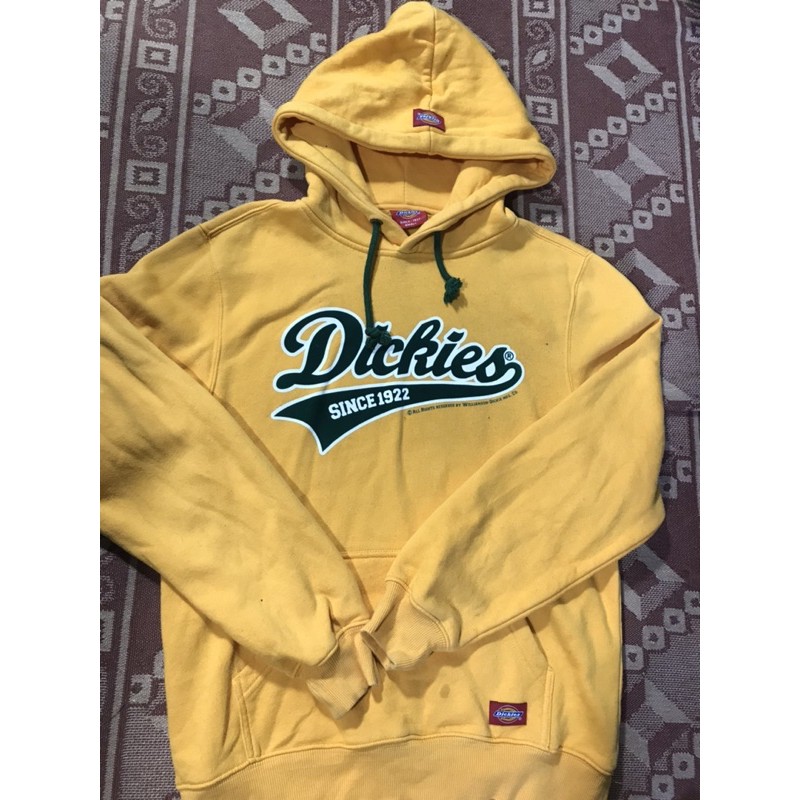 Áo khoác nỉ Dickies màu vàng có logo size S