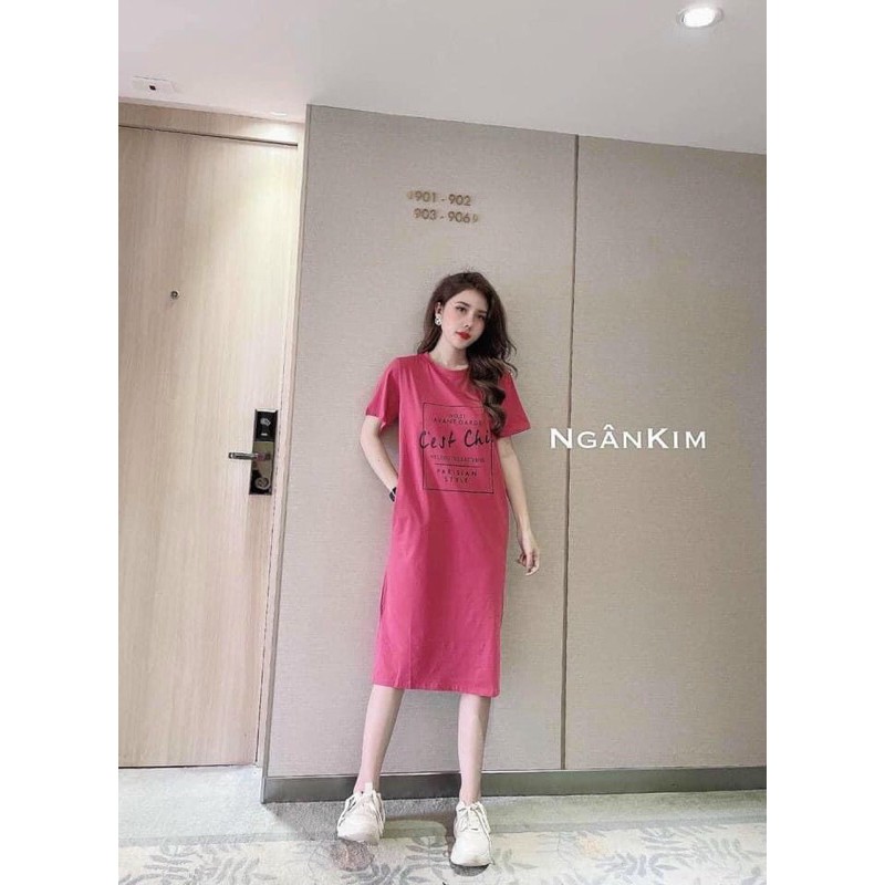 VÁY suông nữ “CEST” chất cotton dáng suông không túi