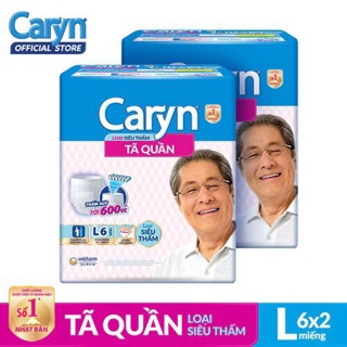 [HOẢ TỐC]Tả quần Caryn loại siêu thấm và mỏng nhẹ L6/M7/L7/M8
