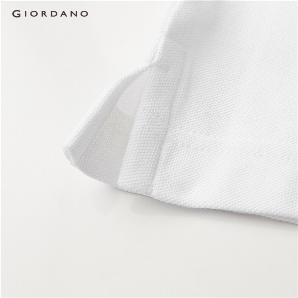 Áo polo GIORDANO 05311399 vải pique thời trang dành cho nữ