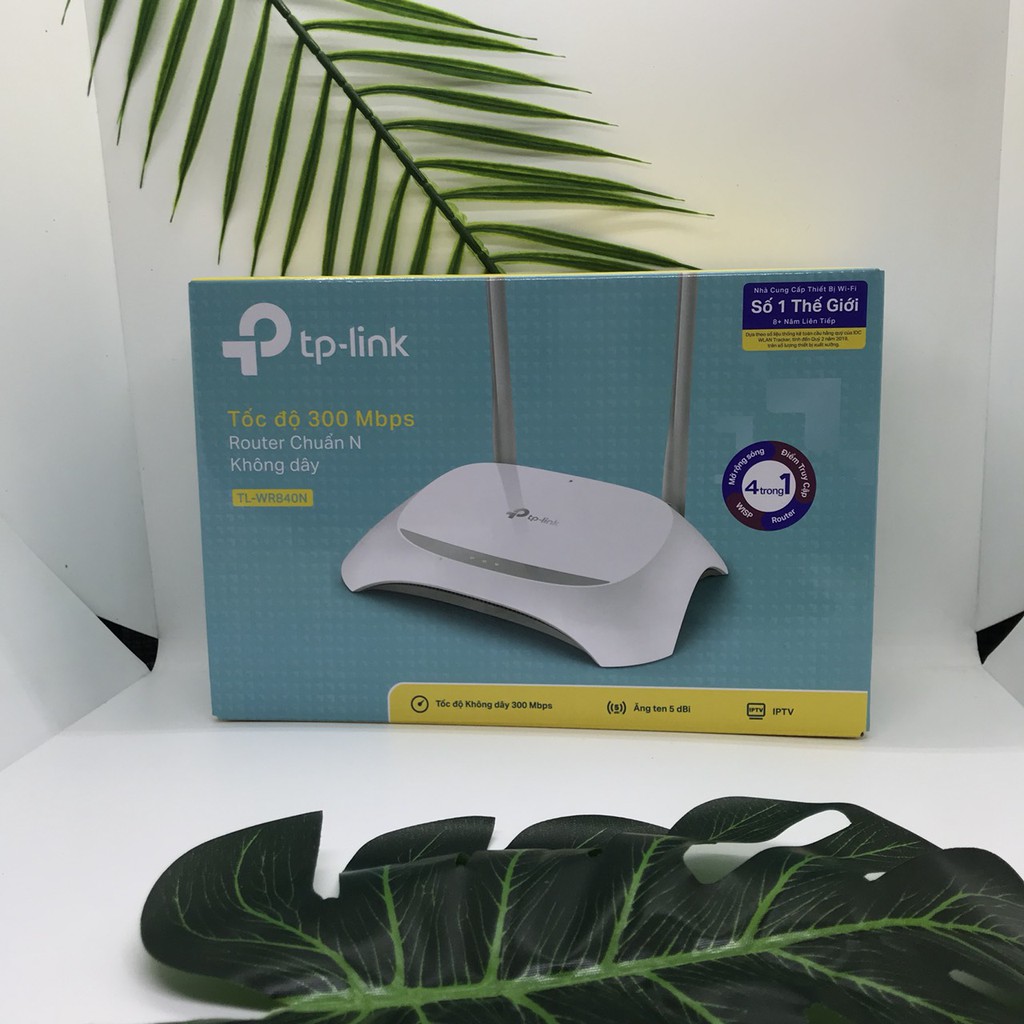 Bộ Phát Wifi Tp-Link WR840N Chính hãng, 2 Râu, Tốc Độ Đường Truyền 300Mbs, Bảo Hành Đổi Mới Trong vòng 2 Năm | BigBuy360 - bigbuy360.vn