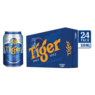 Bia tiger nâu