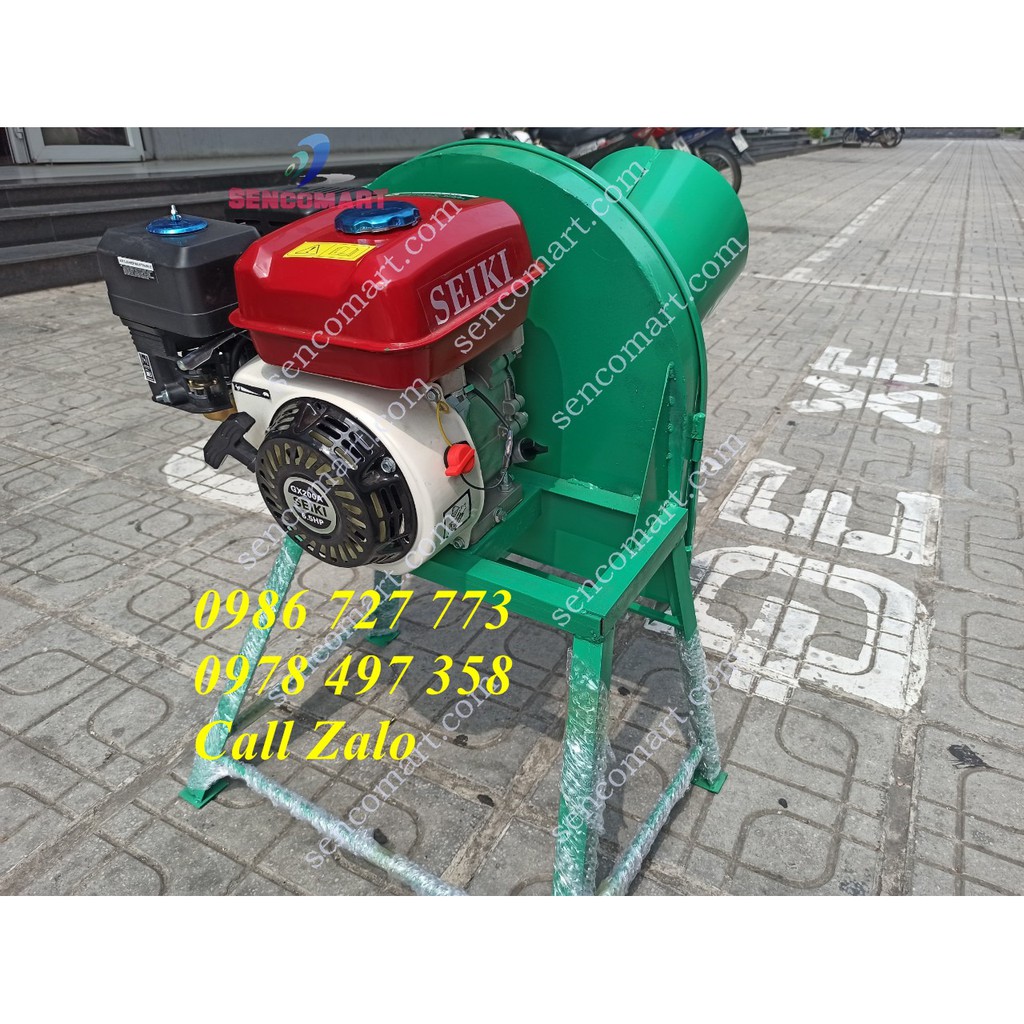 Máy băm chuối nhuyễn mịn, băm cỏ, rau bèo chạy xăng 5,5HP tại Lâm Đồng, Gia Lai
