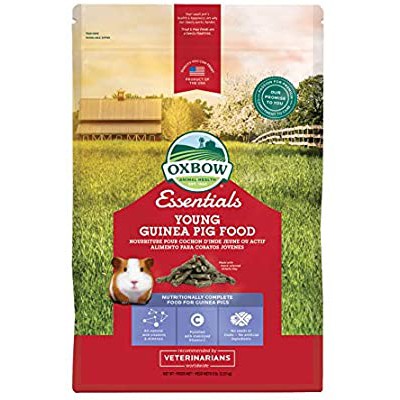 [xuất xứ Mỹ] Thức ăn cỏ nén cho Guine pigs chưa trưởng thành OXBOW  ESSENTIAL CAVY PERFORMANCE 5lbs(2.25kg) (ALFALFA)