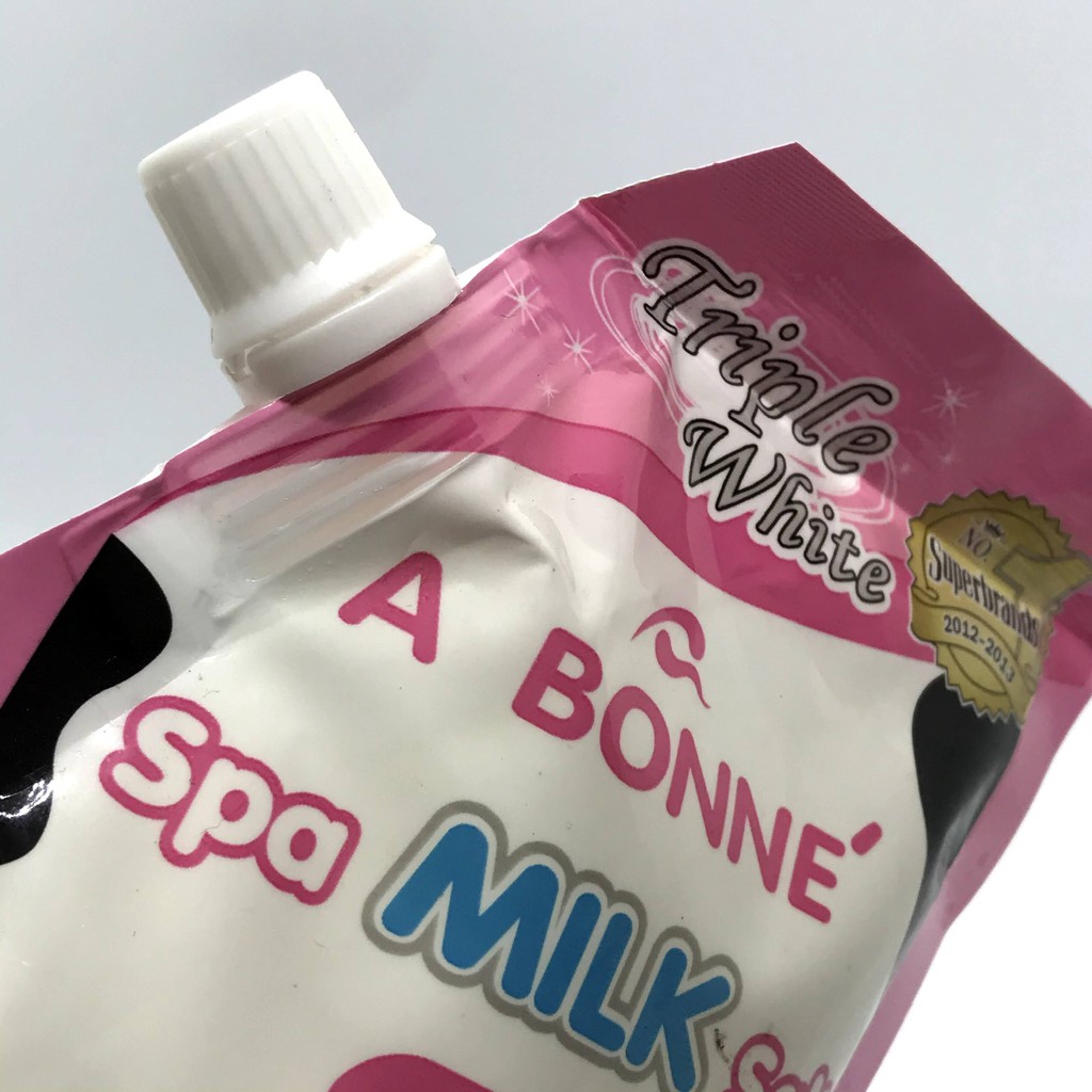 Muối Tắm Con Bò Thái Lan Muối Tắm Sữa Bò Tẩy Tế Bào Chết A Bonne Spa Milk Salt Muối Vitamin C Muối Tắm Sữa Chua Túi 350g