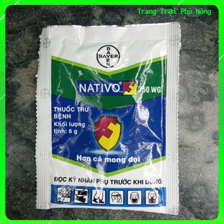 Thuốc Trừ Bệnh Cây Trồng NATIVO 750WG - Gói 6g -10g Đặc Trị Bệnh Rỉ Sắt, Phấn Trắng