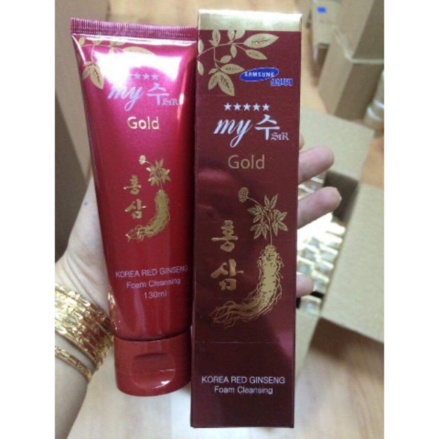 Sữa rửa mặt sâm đỏ Hàn Quốc