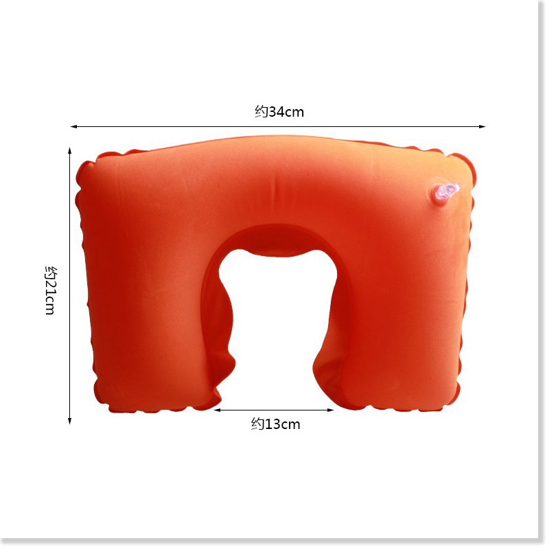 Gối hơi  GIÁ VỐN  Bộ gối hơi du lịch 3 trong 1 tiện lợi, dễ bơm căng bằng cách thổi, tiện mang đi khi đi xe, tàu 2610