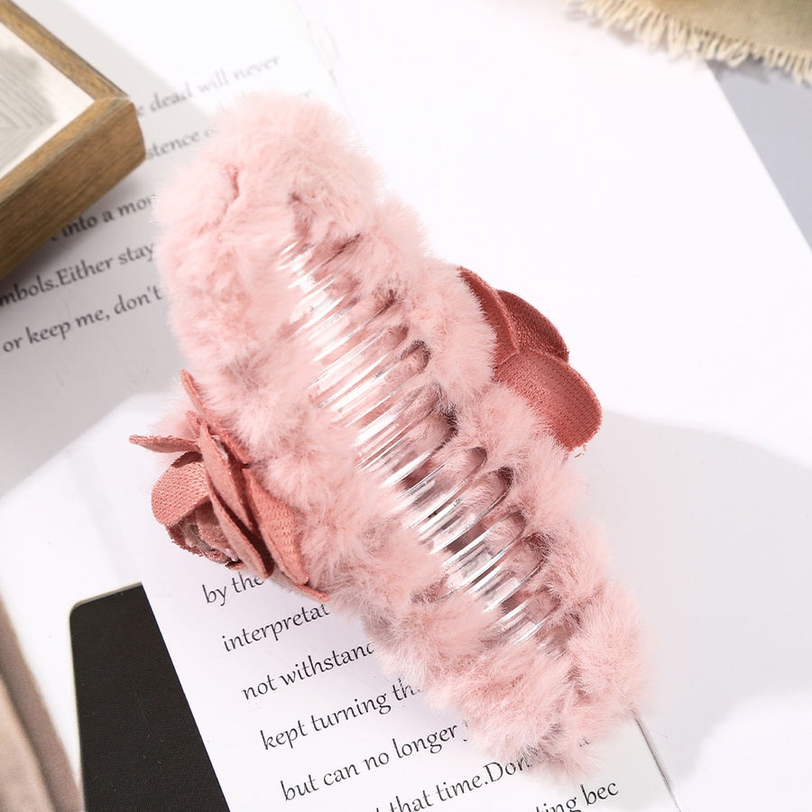 Kẹp tóc hình bông hoa màu sắc thời trang cho nữ