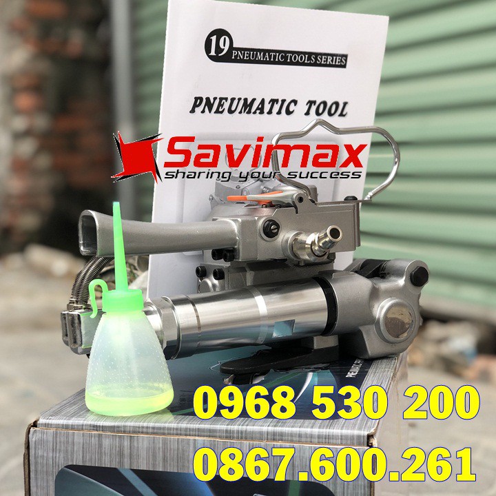 Máy đóng đai nhựa khí nén hàn nhiệt Savimax XQD-19