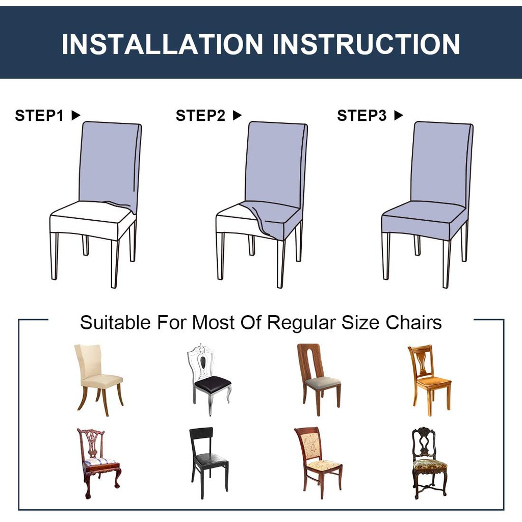 Che ghế đàn hồi hình học Ăn uống chống trượt Có thể giặt được Tấm phủ có thể tháo rời Ghế bọc ghế